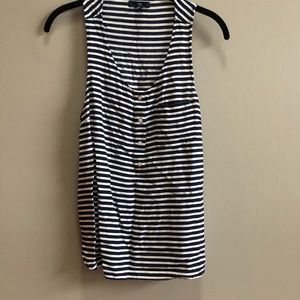 Gap Outlet, Navy and White Striped Tank, Size M